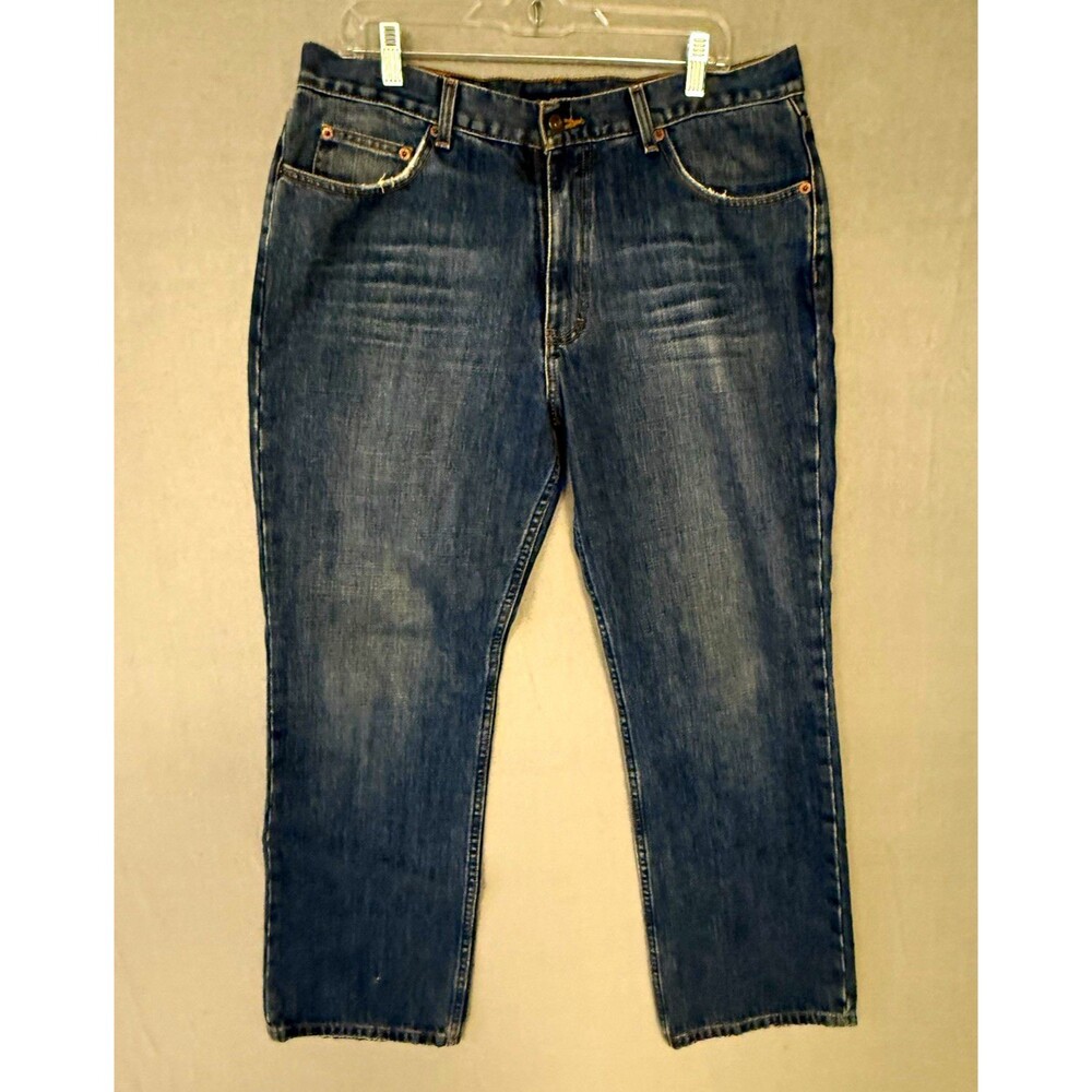 J.Crew 484 Mens Blue Medium Wash Denim Jeans Straight Leg Regular Fit 5-Pocket